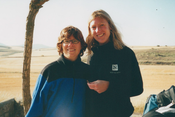 With Susan on the Camino